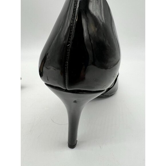 BCBGeneration Patent Leather Pointed Toe Heels Pumps Womens Size 9.5M Black - Picture 11 of 15